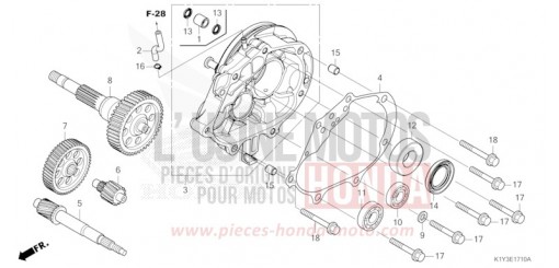 BOITE DE VITESSES WW125AM de 2021